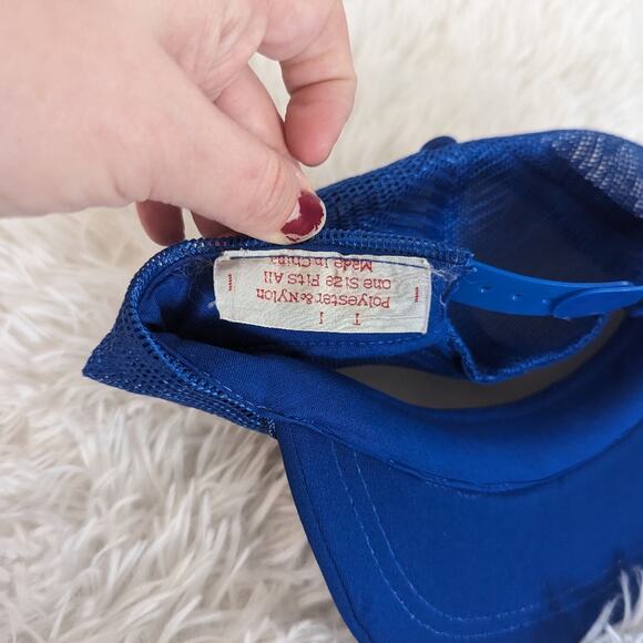 Men's Vintage Hat Puerto Rico Blue Yellow Embroidered One Size - Picture 4 of 5